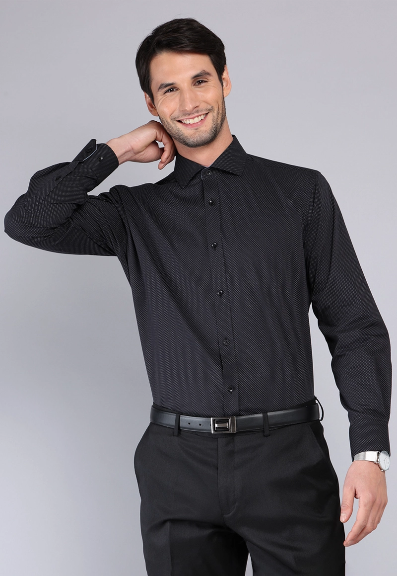 CAMISA FORMAL PRINT SPANDEX ARROW - 1