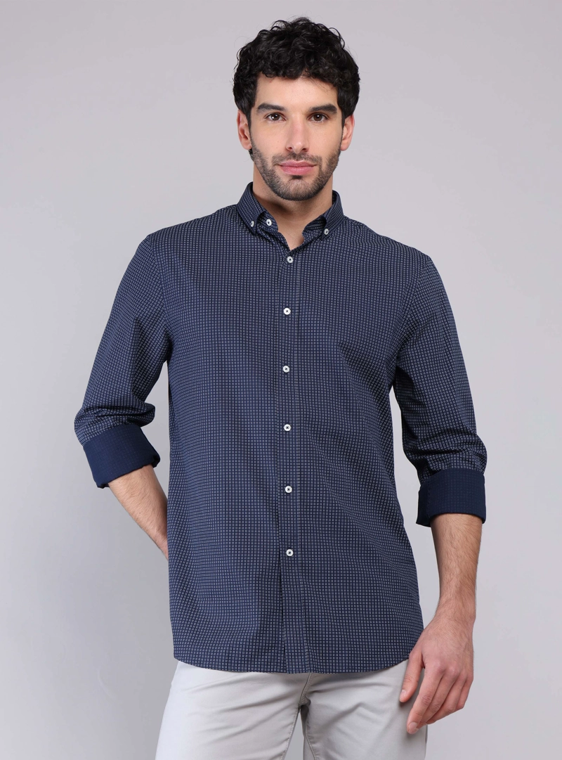 CAMISA PRINT MANGA LARGA PIERO BUTTI - 1