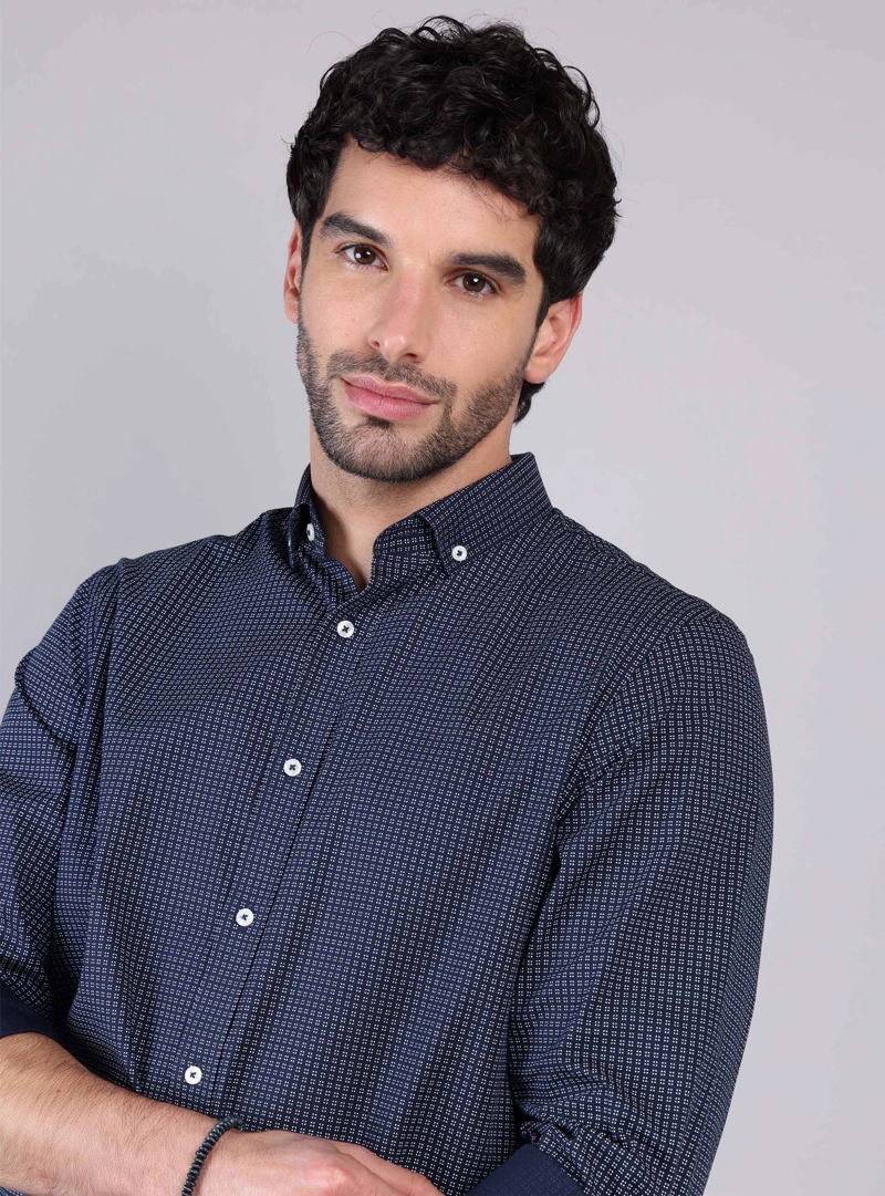 CAMISA PRINT MANGA LARGA PIERO BUTTI - 3