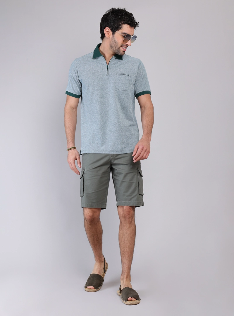 POLERA PIQUE MELANGE PIERO BUTTI - 4