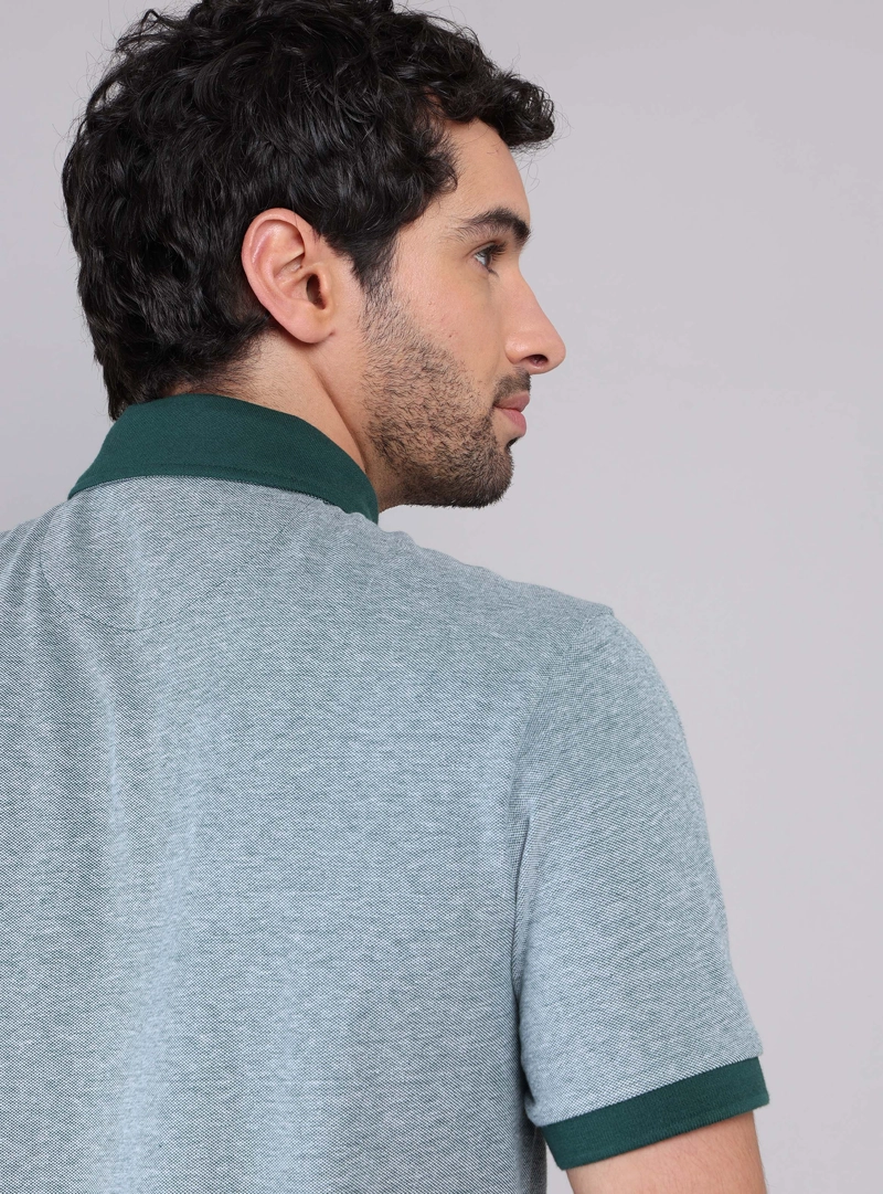 POLERA PIQUE MELANGE PIERO BUTTI - 5