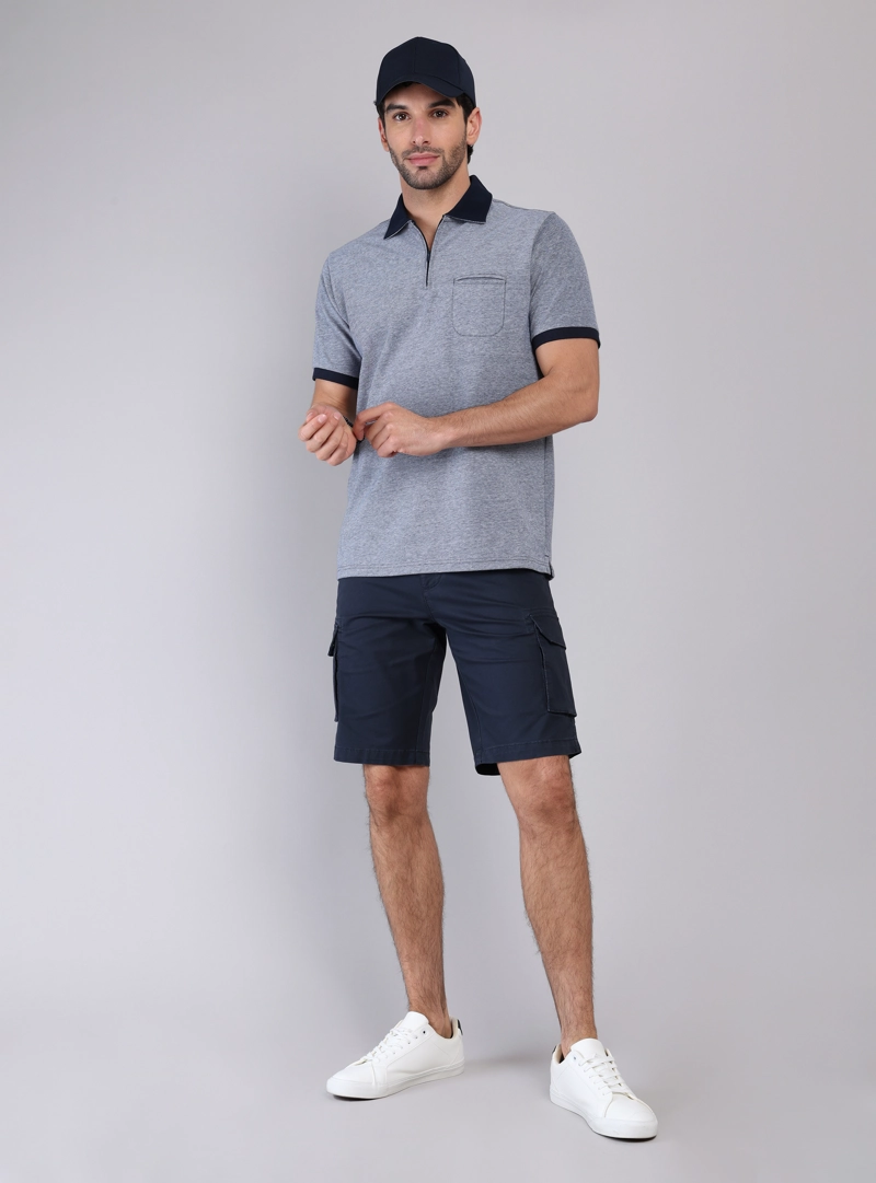 POLERA PIQUE MELANGE PIERO BUTTI - 4