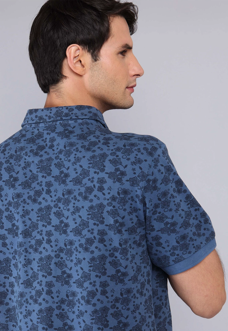 POLERA PIQUE STONE WASH ARROW - 5