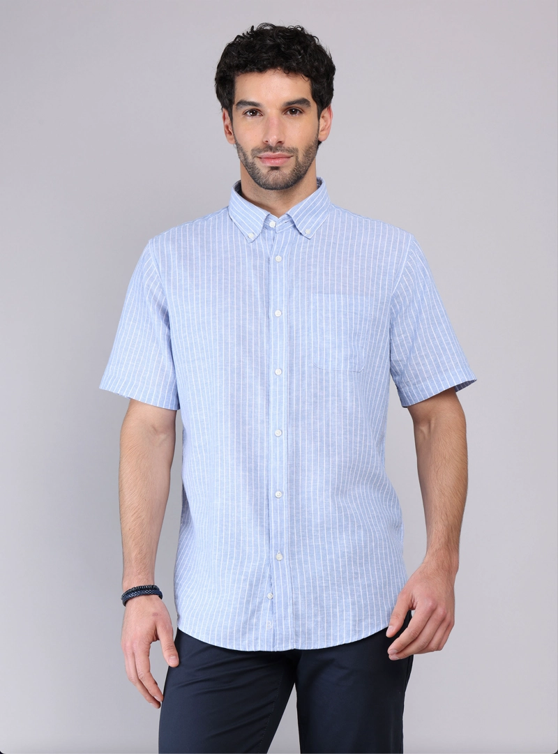CAMISA LINO ALGODON PIERO BUTTI - 1