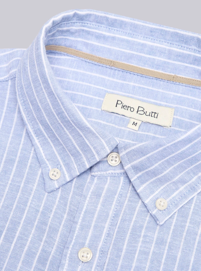 CAMISA LINO ALGODON PIERO BUTTI - 5