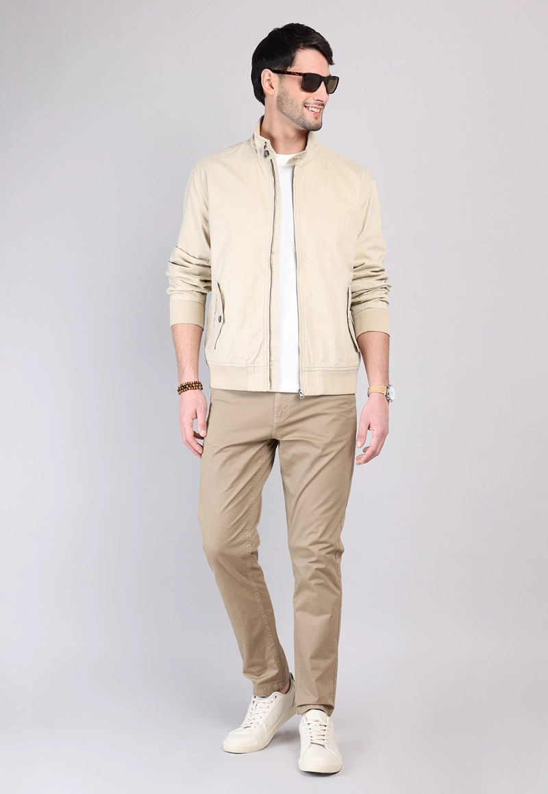 CHAQUETA LISA CUELLO ALTO ARROW - 4