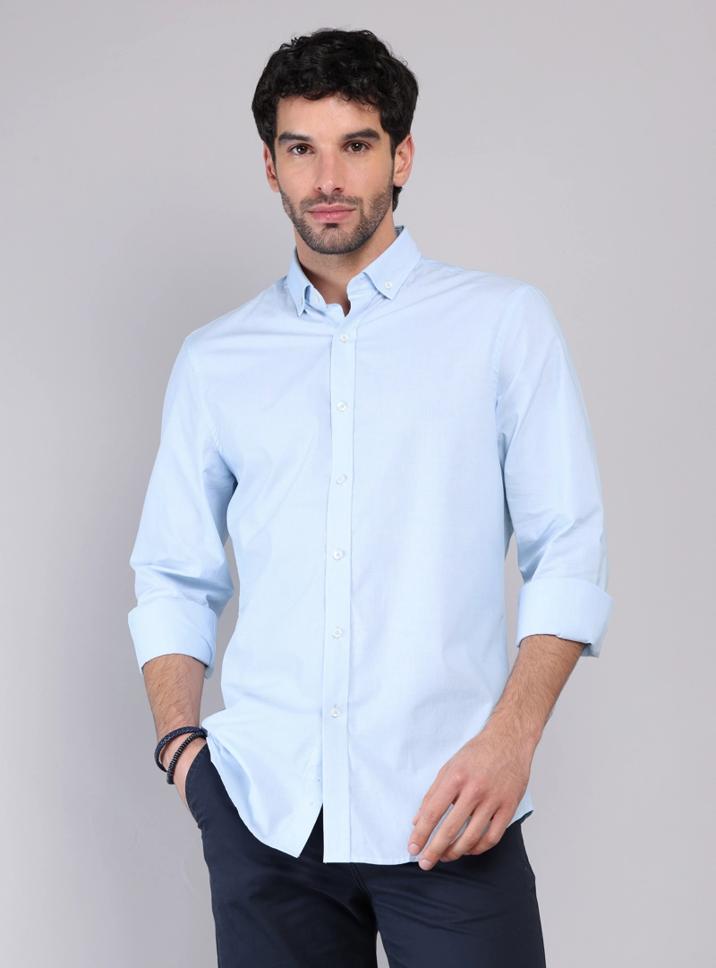 CAMISA LISA MANGA LARGA PIERO BUTTI - 1