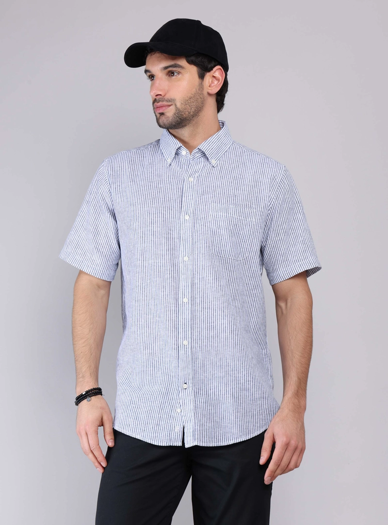 CAMISA LINO ALGODON PIERO BUTTI - 1