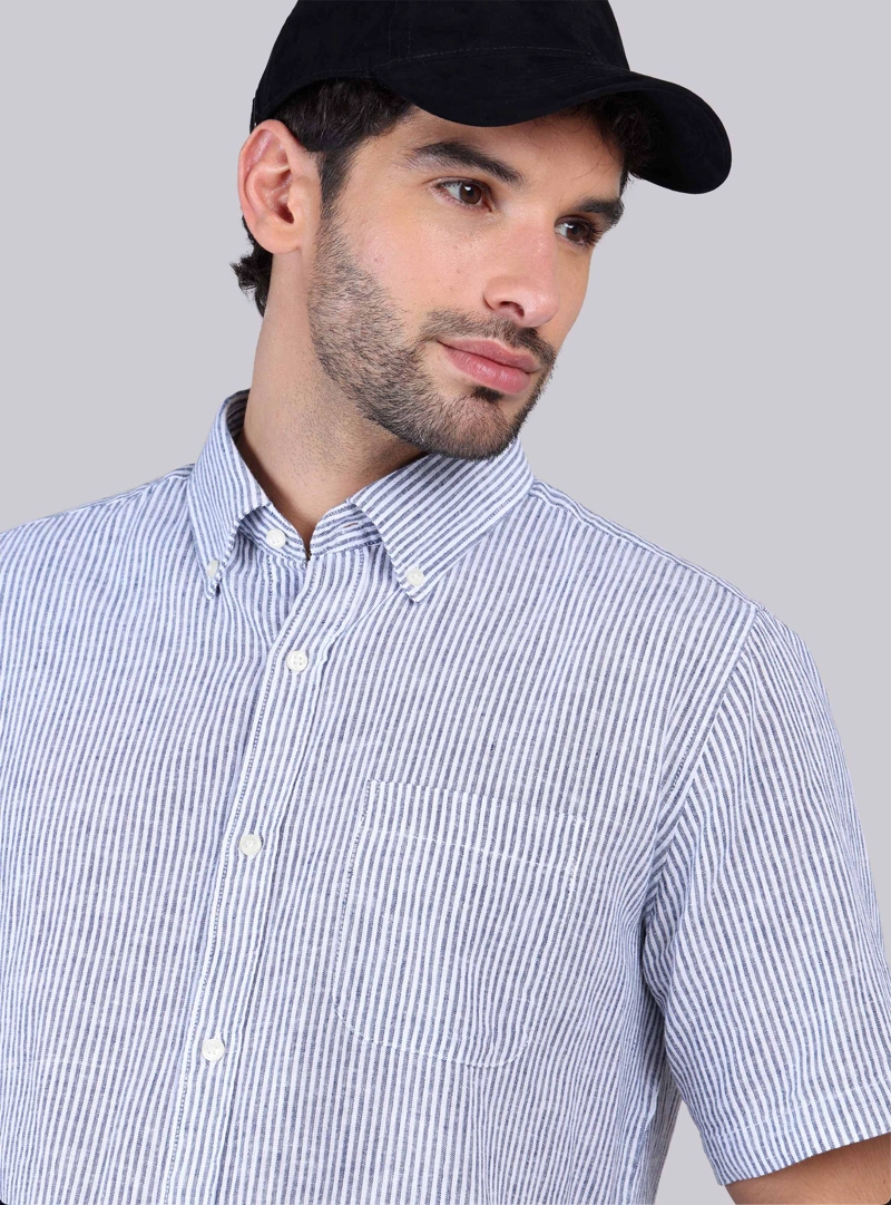 CAMISA LINO ALGODON PIERO BUTTI - 3
