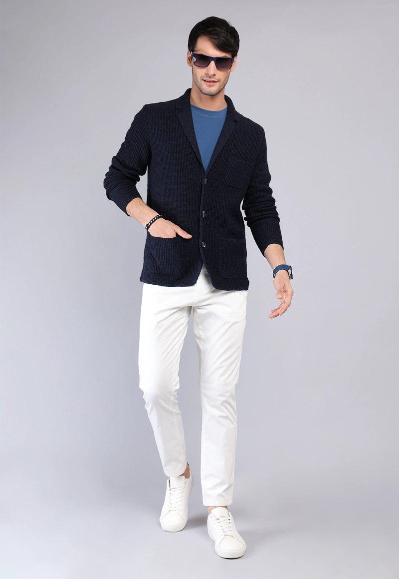 CARDIGAN TEXTURADO ARROW - 4