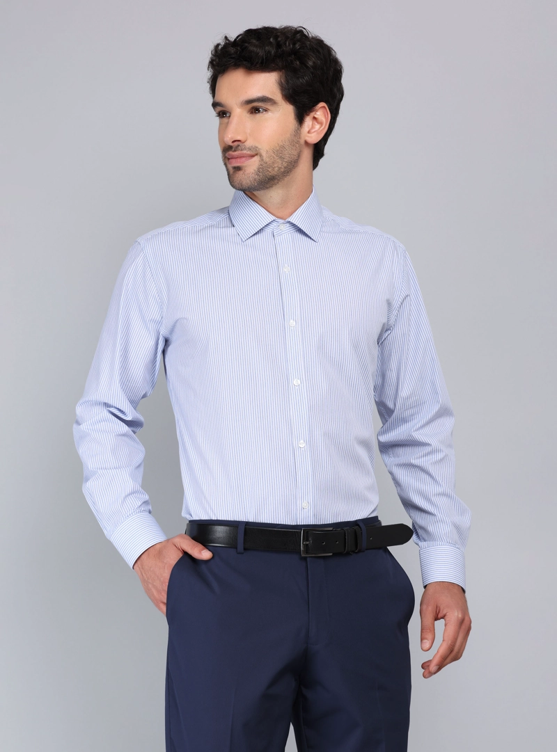 CAMISA FORMAL A RAYAS VAN HEUSEN - 1