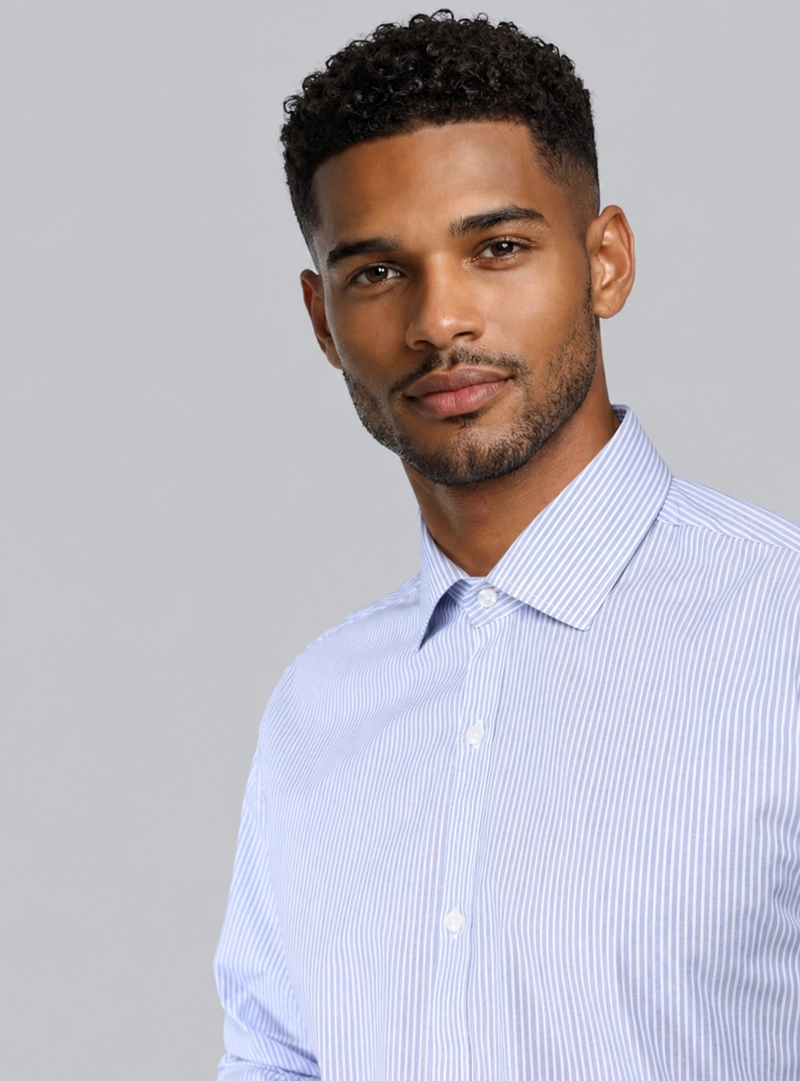 CAMISA FORMAL A RAYAS VAN HEUSEN - 4
