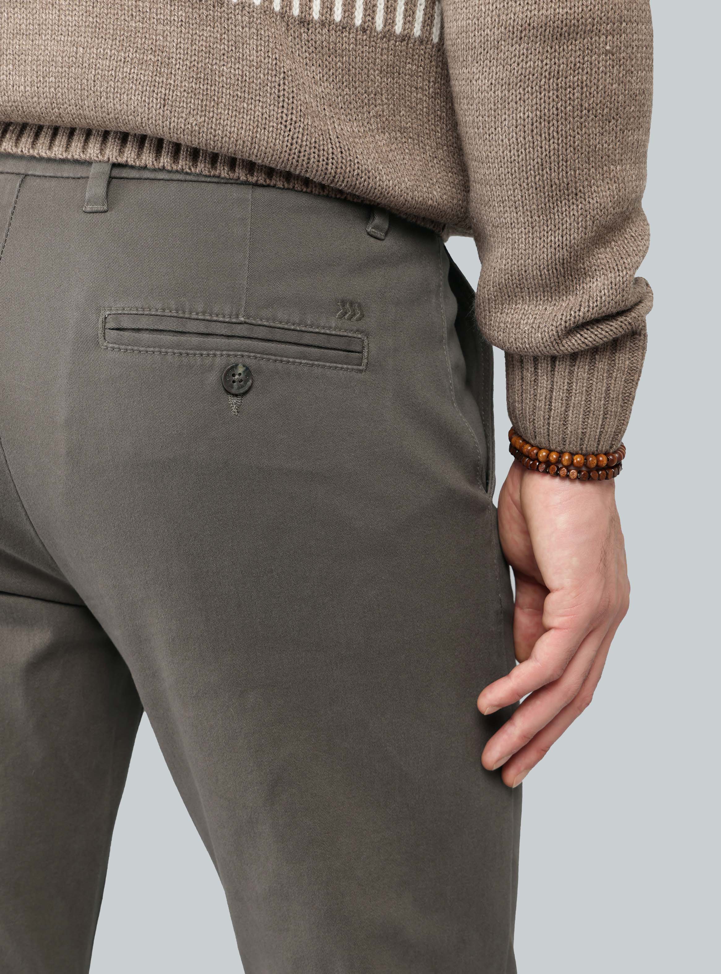 PANTALON CHINO SPANDEX REGULAR FIT CAFE  ARROW - 5