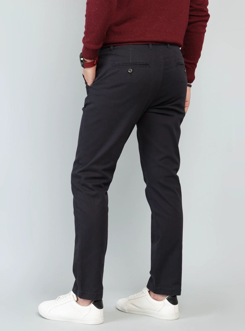 PANTALON CHINO SPANDEX REGULAR FIT AZUL MARINO ARROW - 2