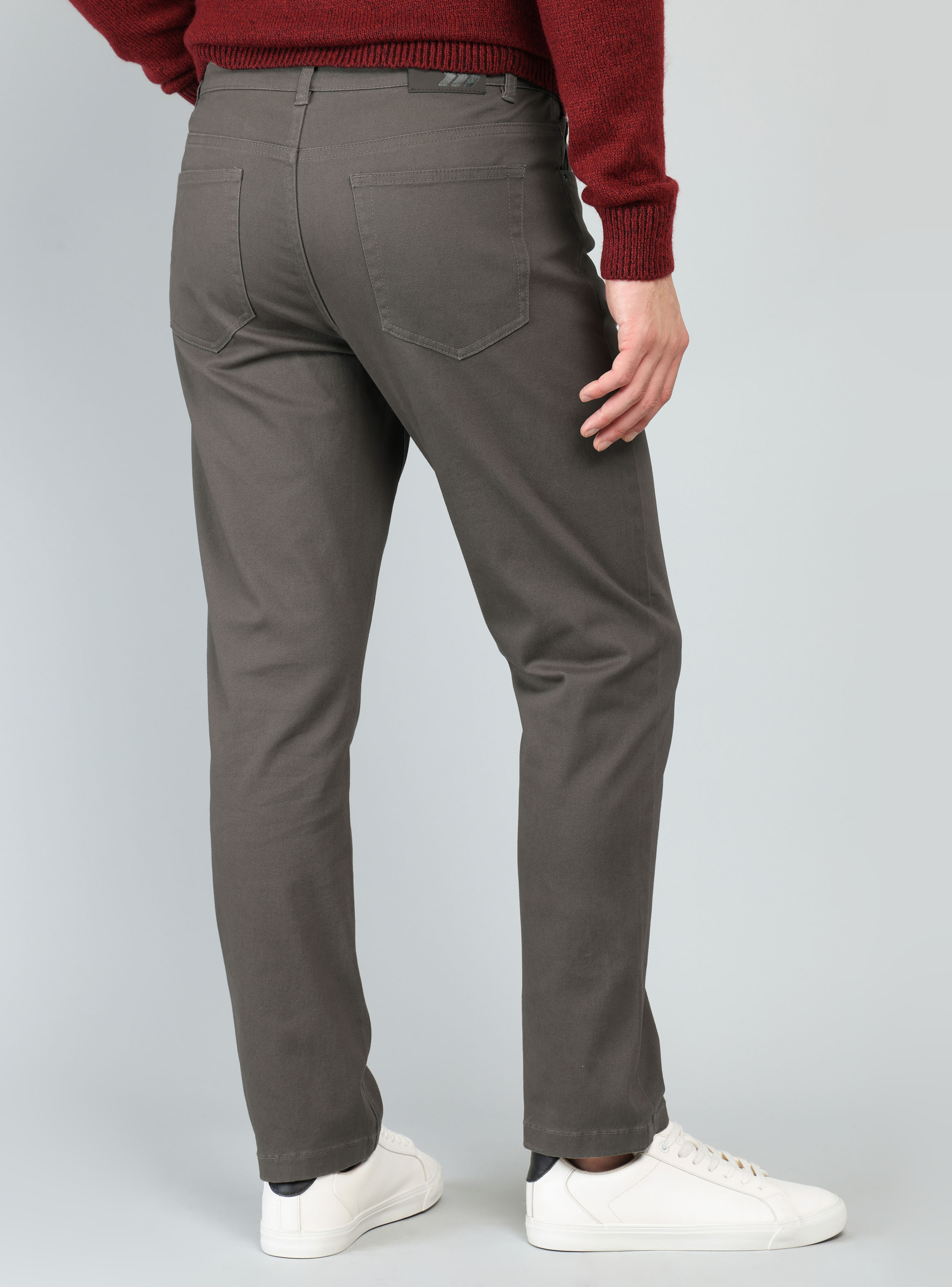 PANTALON 5 POCKET SPANDEX REGULAR FIT CAFE  ARROW - 2