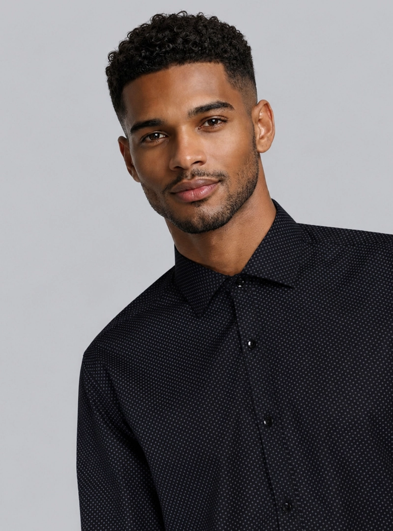 CAMISA FORMAL PRINT VAN HEUSEN - 4