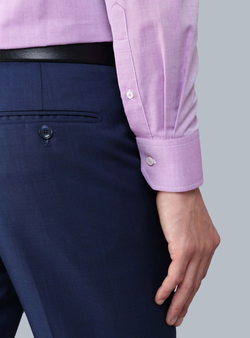 CAMISA FORMAL TEXTURADA SLIM FIT LILA ARROW - 6