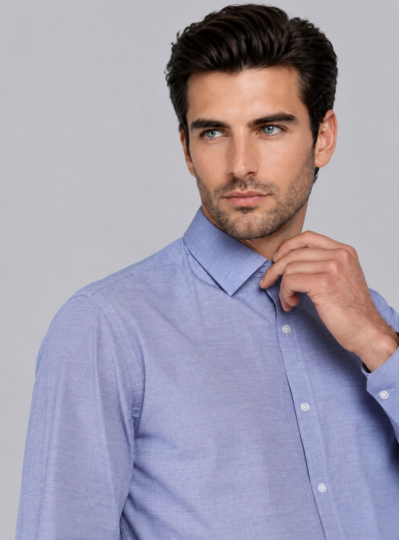 CAMISA FORMAL TEXTURADA VAN HEUSEN - 4