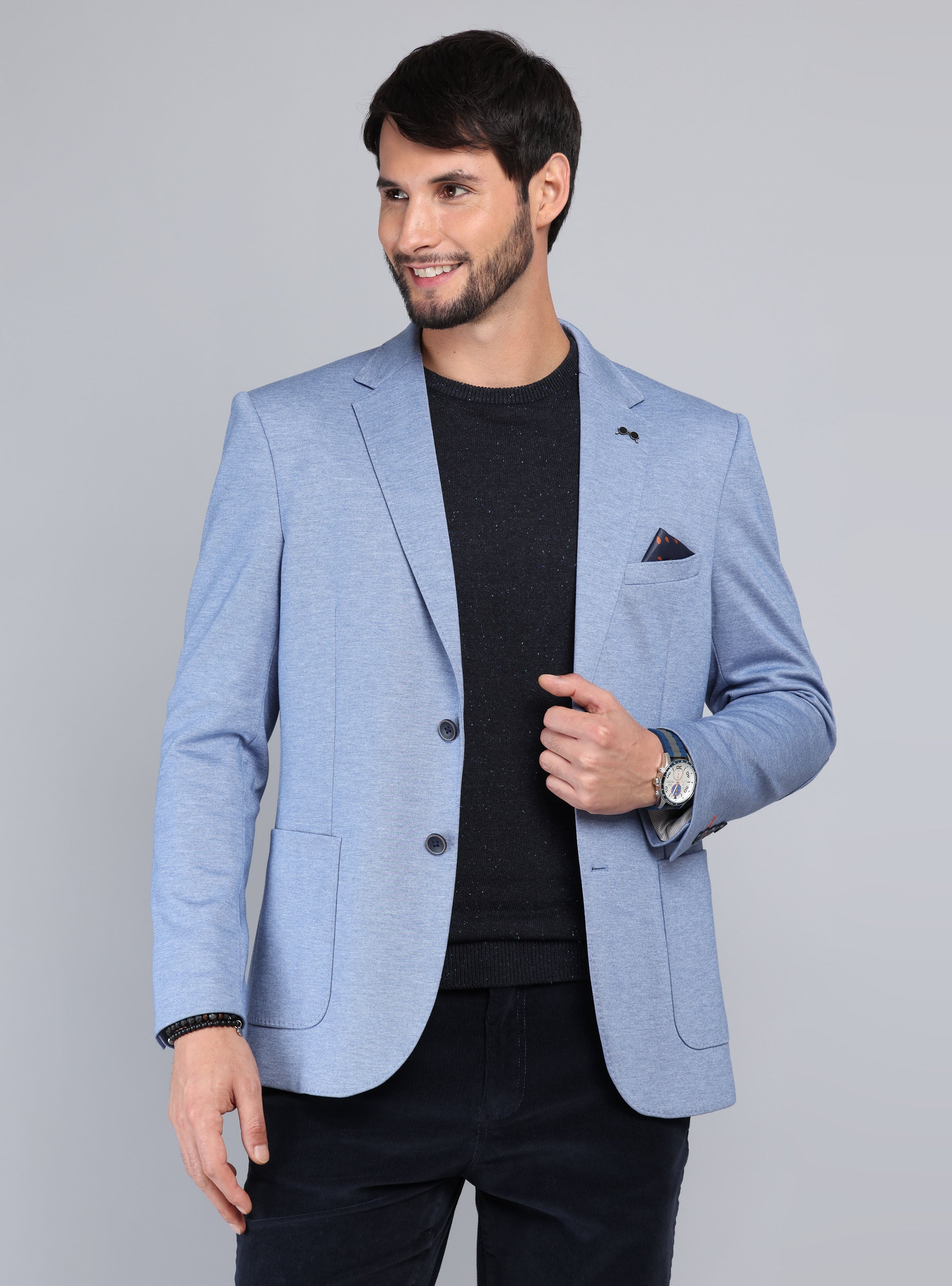 BLAZER FLEX TAILORED FIT CELESTE ARROW - 1