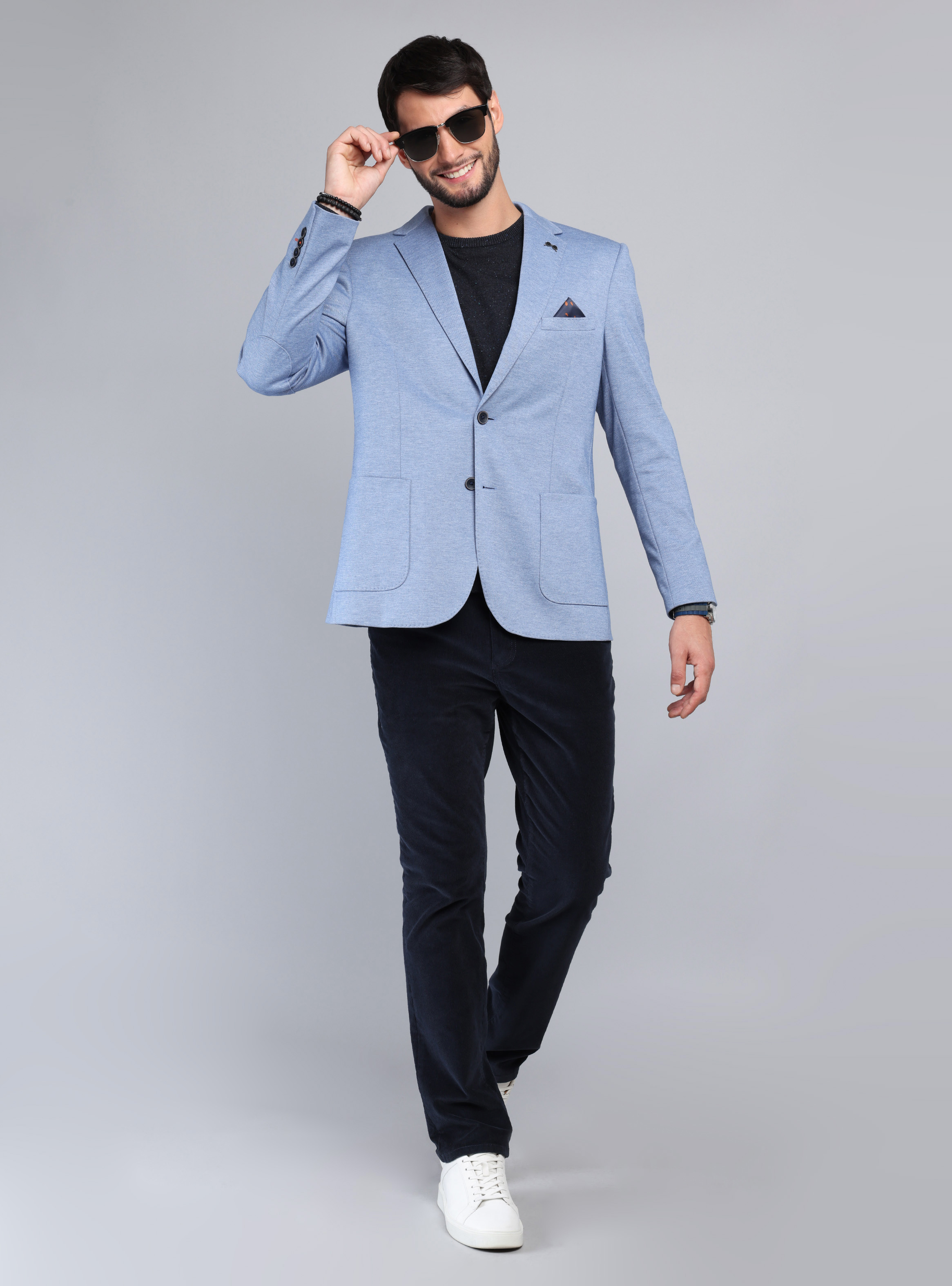 BLAZER FLEX TAILORED FIT CELESTE ARROW - 4