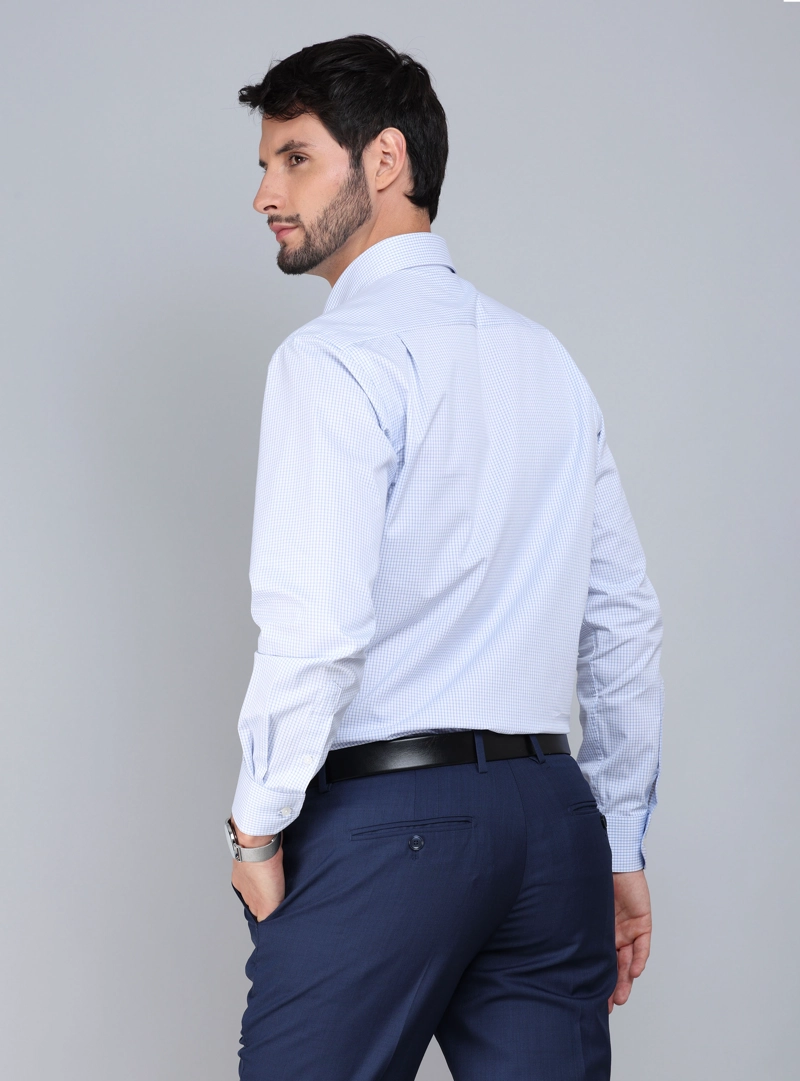 CAMISA FORMAL SPANDEX SLIM FIT CELESTE ARROW - 3