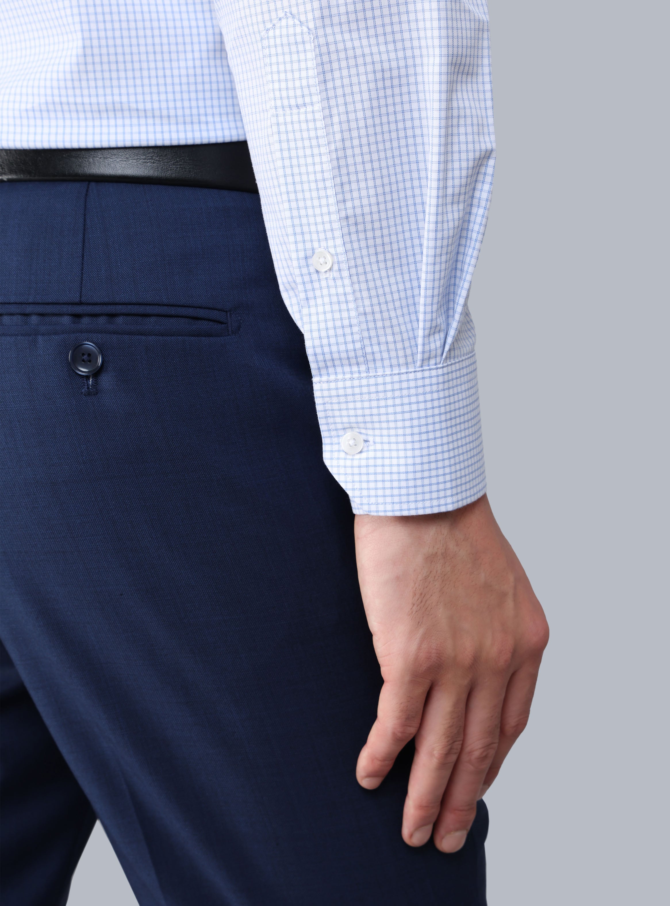 CAMISA FORMAL SPANDEX SLIM FIT CELESTE ARROW - 6