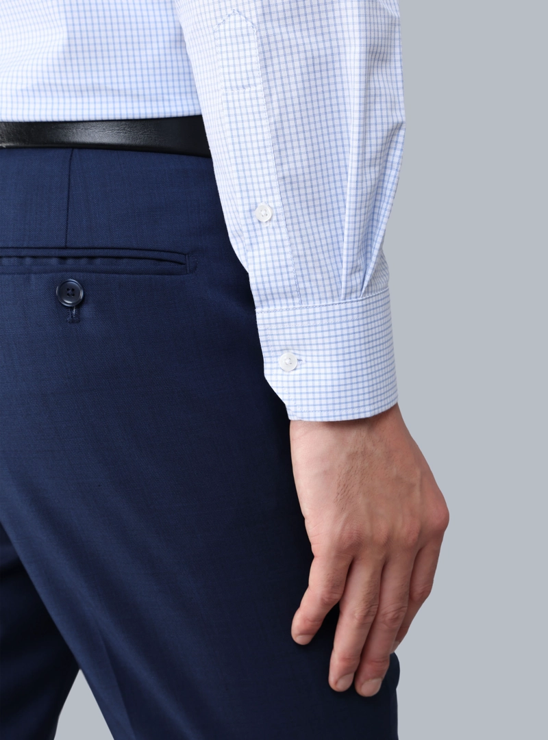 CAMISA FORMAL SPANDEX SLIM FIT CELESTE ARROW - 6