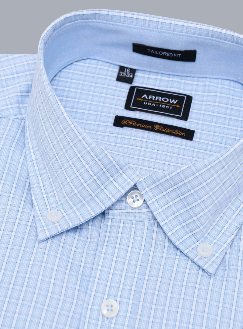 CAMISA FORMAL SPANDEX TAILORED FIT CELESTE ARROW - 2