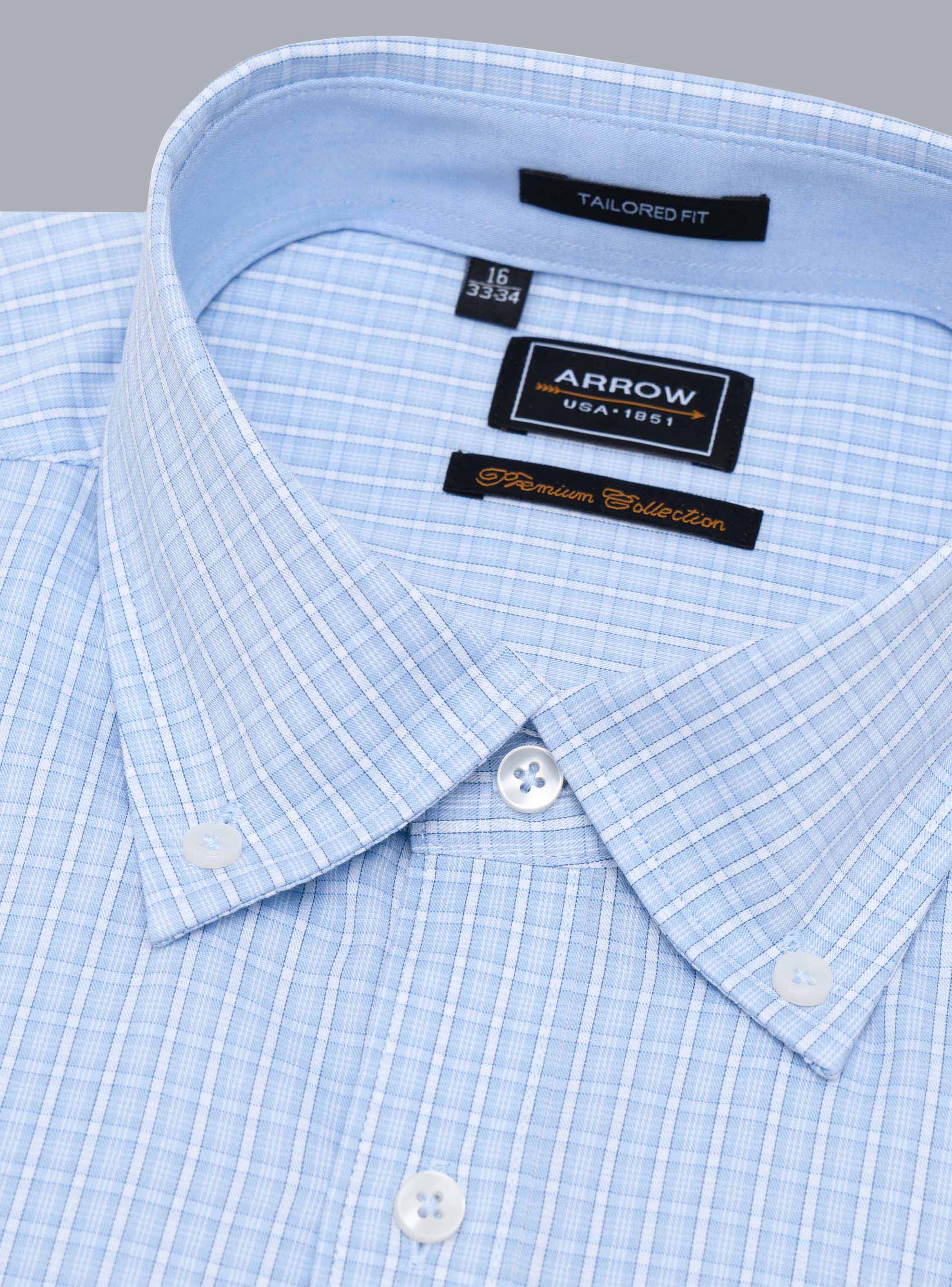 CAMISA FORMAL SPANDEX TAILORED FIT CELESTE ARROW - 2
