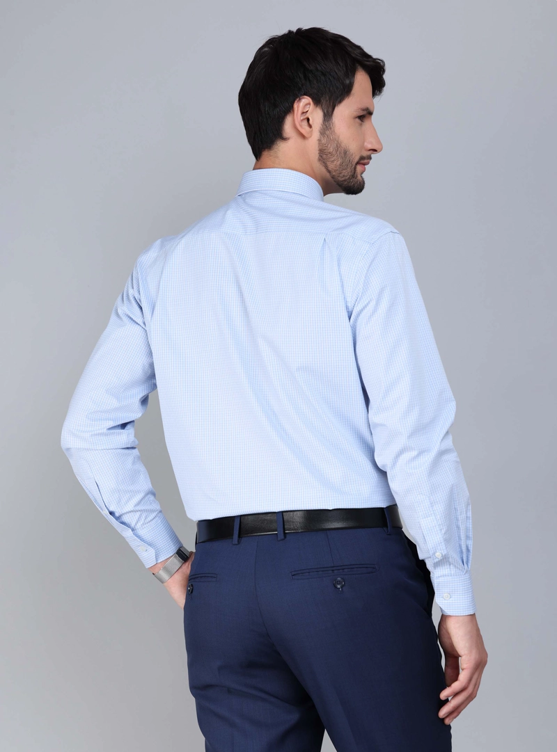 CAMISA FORMAL SPANDEX TAILORED FIT CELESTE ARROW - 3