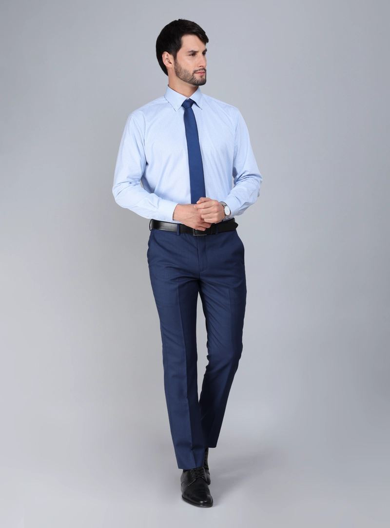 CAMISA FORMAL SPANDEX TAILORED FIT CELESTE ARROW - 5