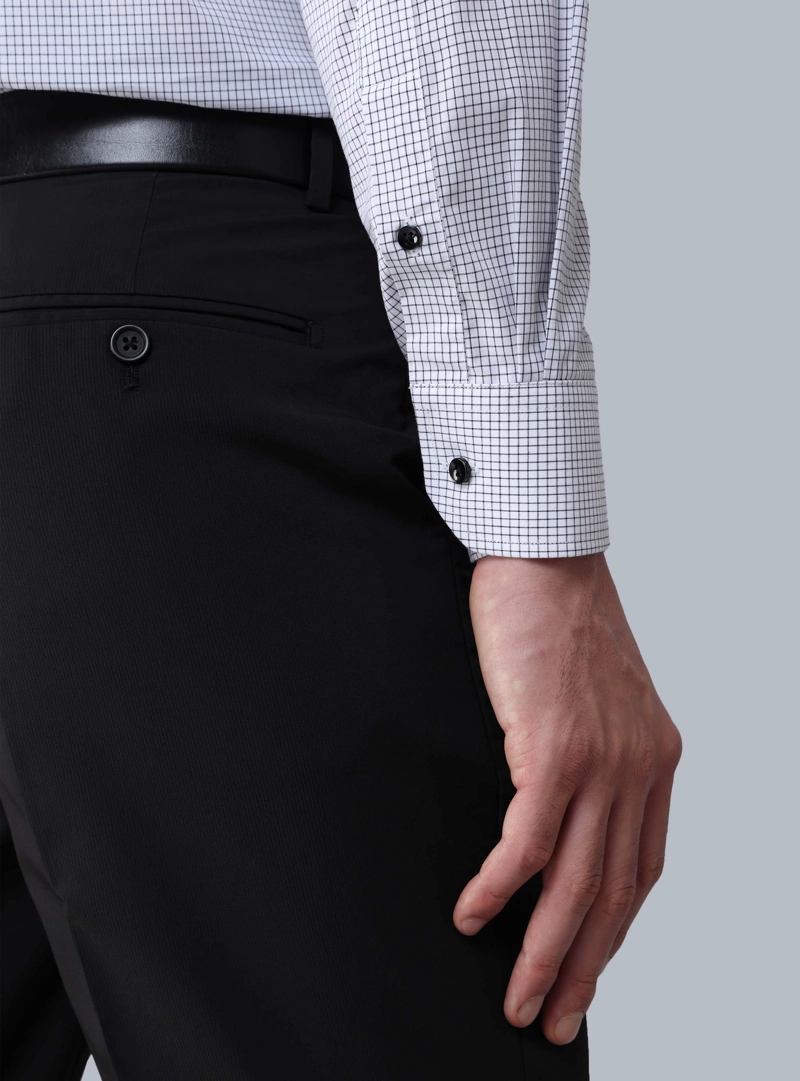 CAMISA FORMAL CUADROS TAILORED FIT BLANCO ARROW - 6