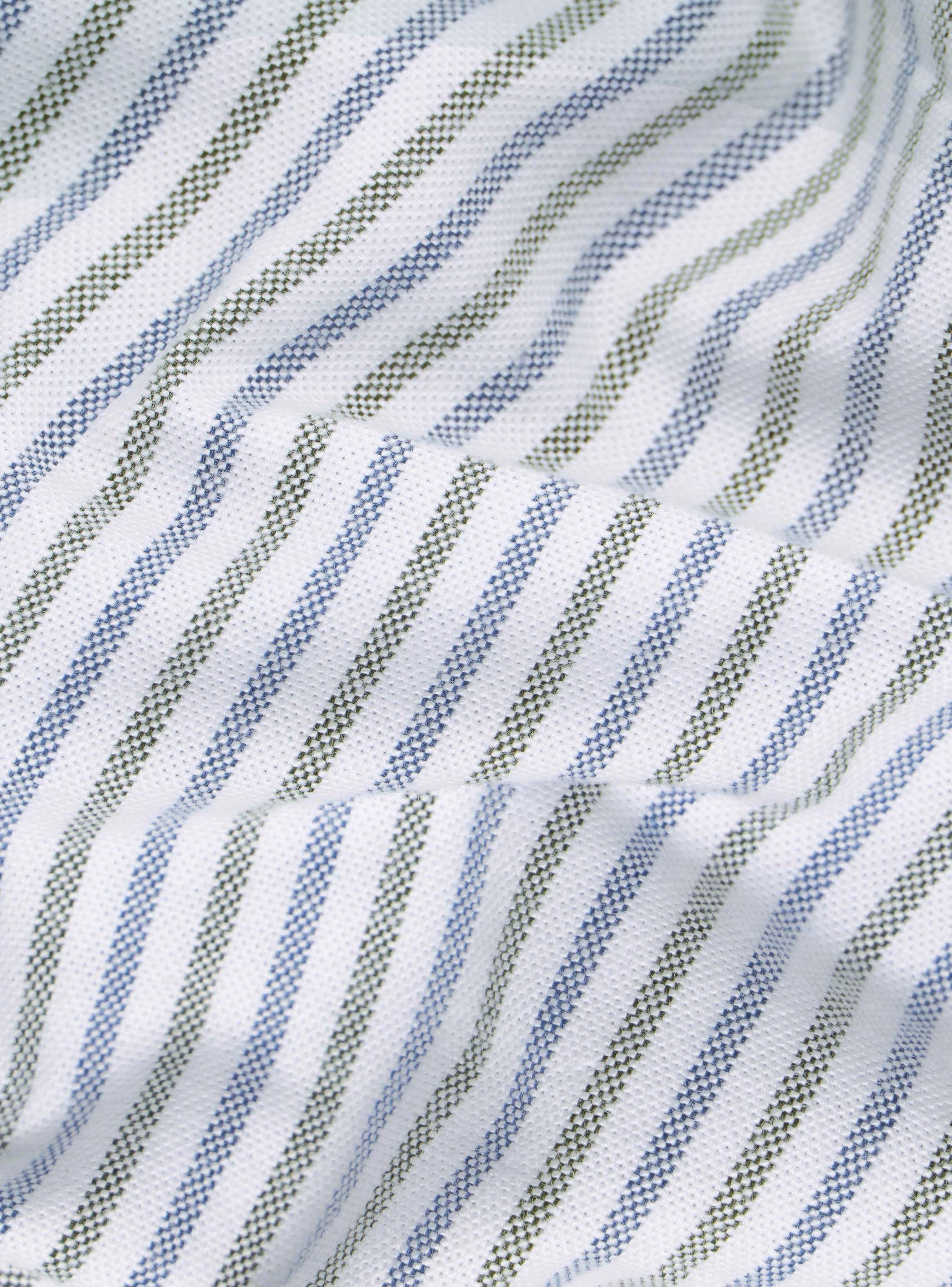 CAMISA OXFORD SPANDEX REGULAR FIT VERDE ARROW - 7