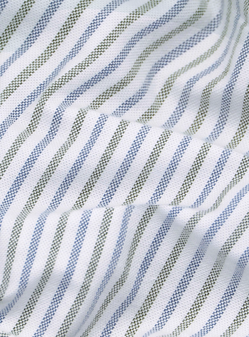 CAMISA OXFORD SPANDEX REGULAR FIT VERDE ARROW - 7