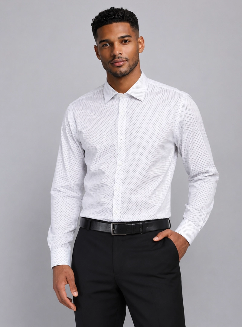 CAMISA FORMAL PRINT VAN HEUSEN - 1