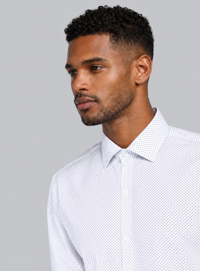 CAMISA FORMAL PRINT VAN HEUSEN - 4