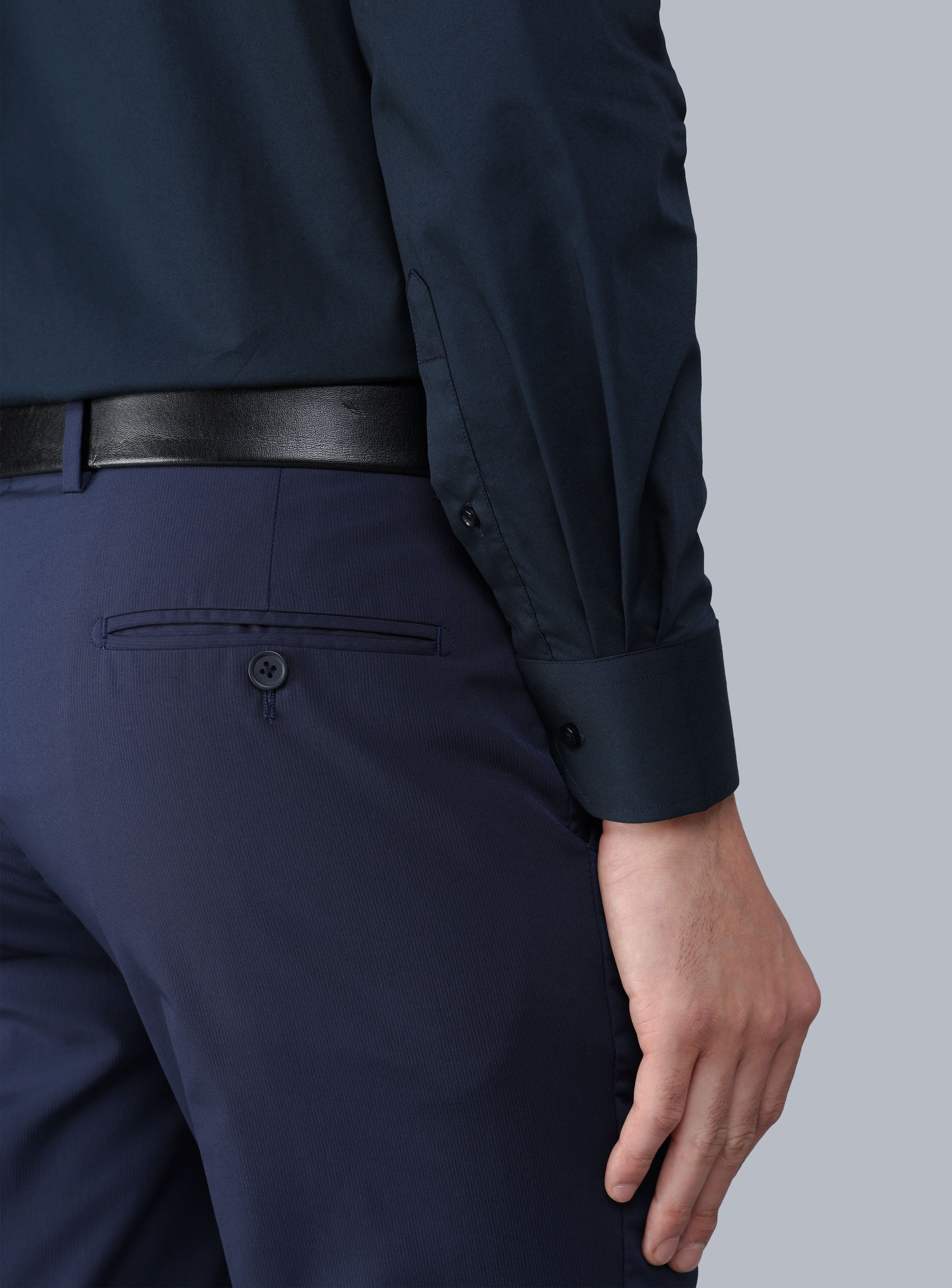 CAMISA FORMAL SPANDEX SLIM FIT AZUL MARINO ARROW - 6