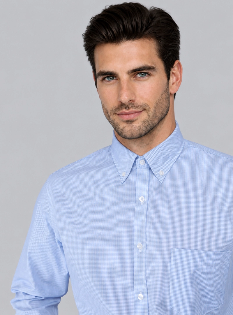 CAMISA FORMAL A CUADROS VAN HEUSEN - 4
