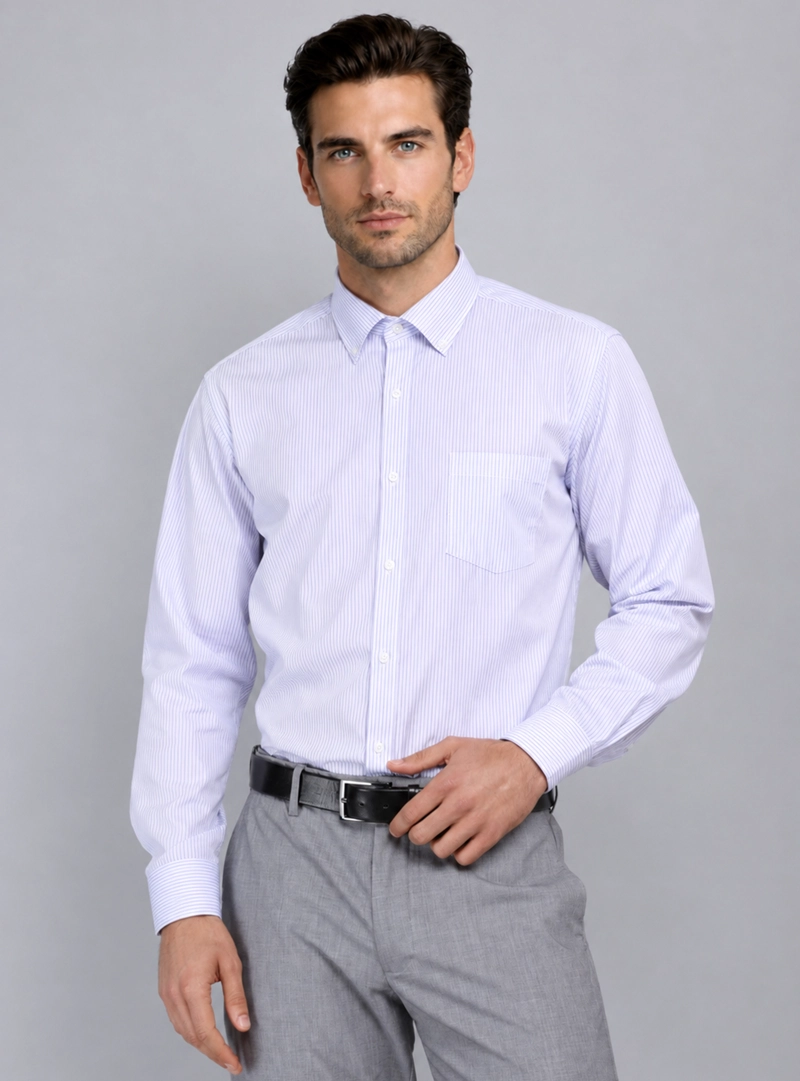 CAMISA FORMAL A RAYAS VAN HEUSEN - 1