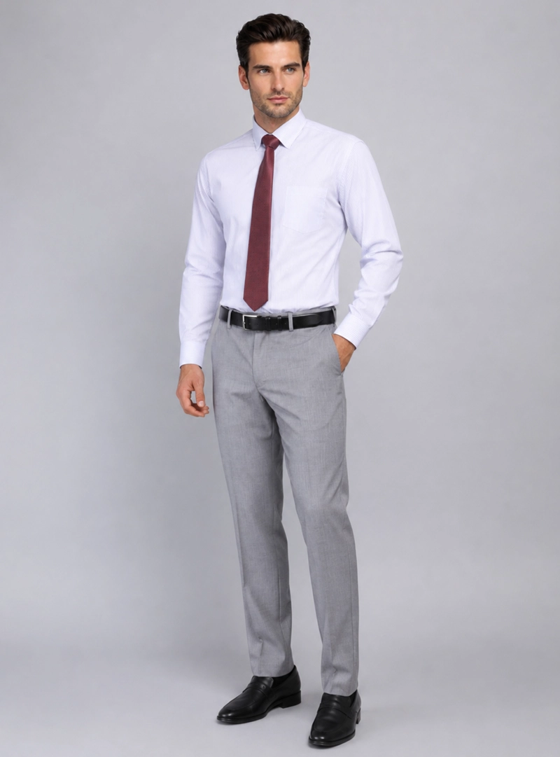 CAMISA FORMAL A RAYAS VAN HEUSEN - 4