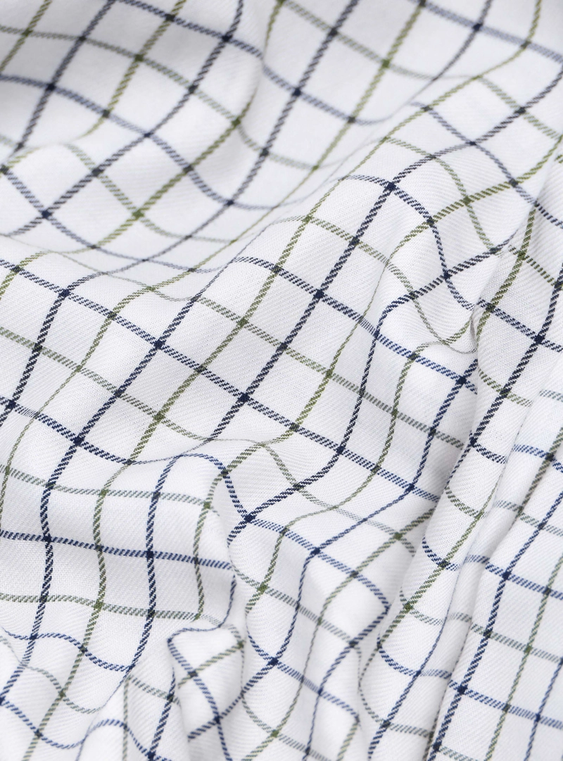 CAMISA A CUADROS REGULAR FIT VERDE ARROW - 7