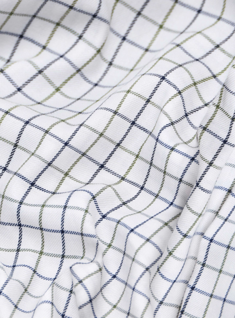 CAMISA A CUADROS REGULAR FIT VERDE ARROW - 7
