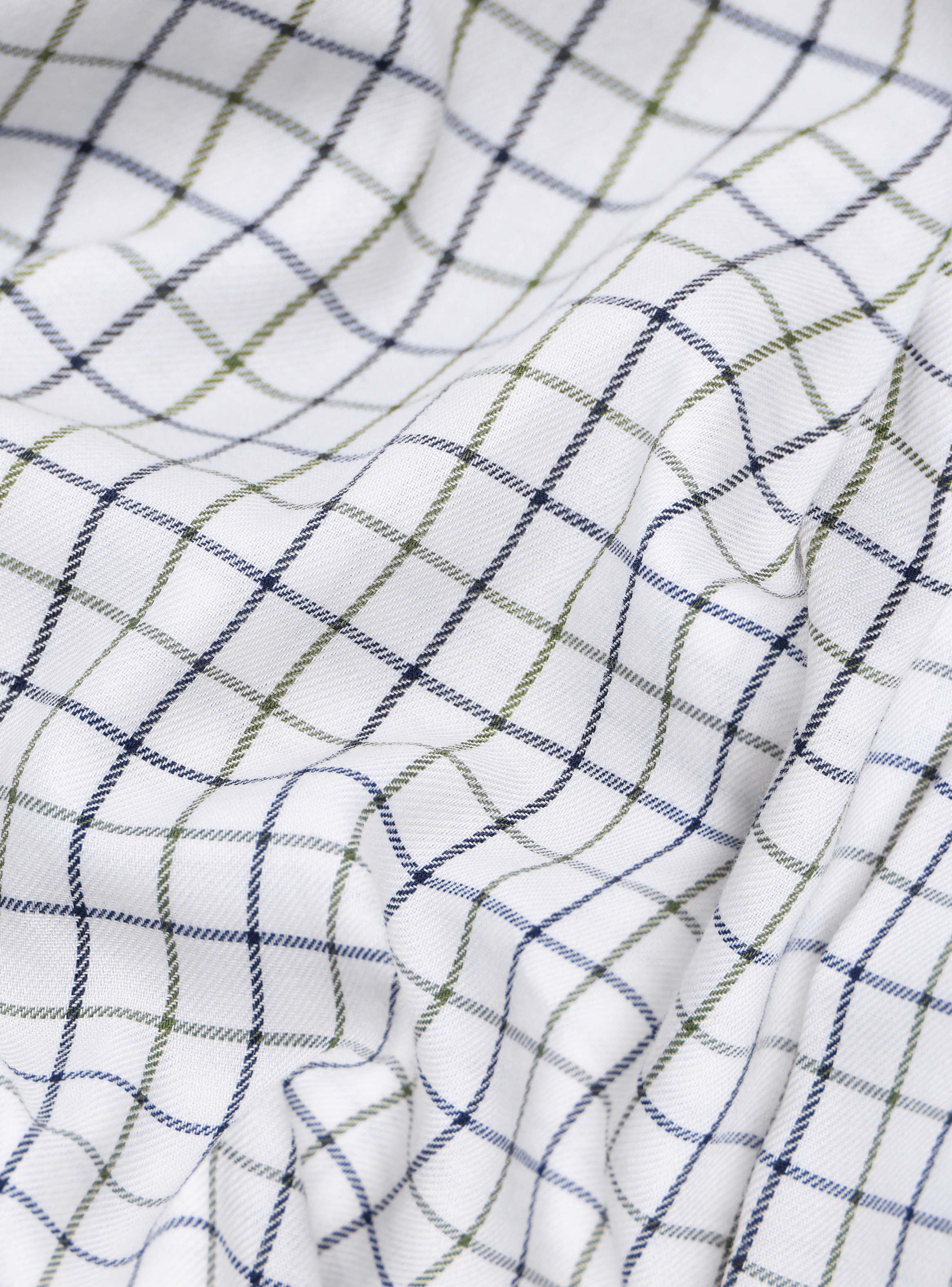 CAMISA A CUADROS REGULAR FIT VERDE ARROW - 7