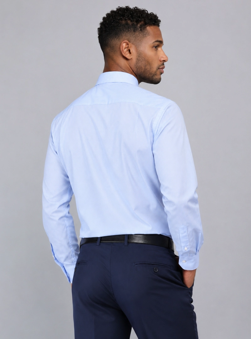 CAMISA FORMAL A CUADROS VAN HEUSEN - 3