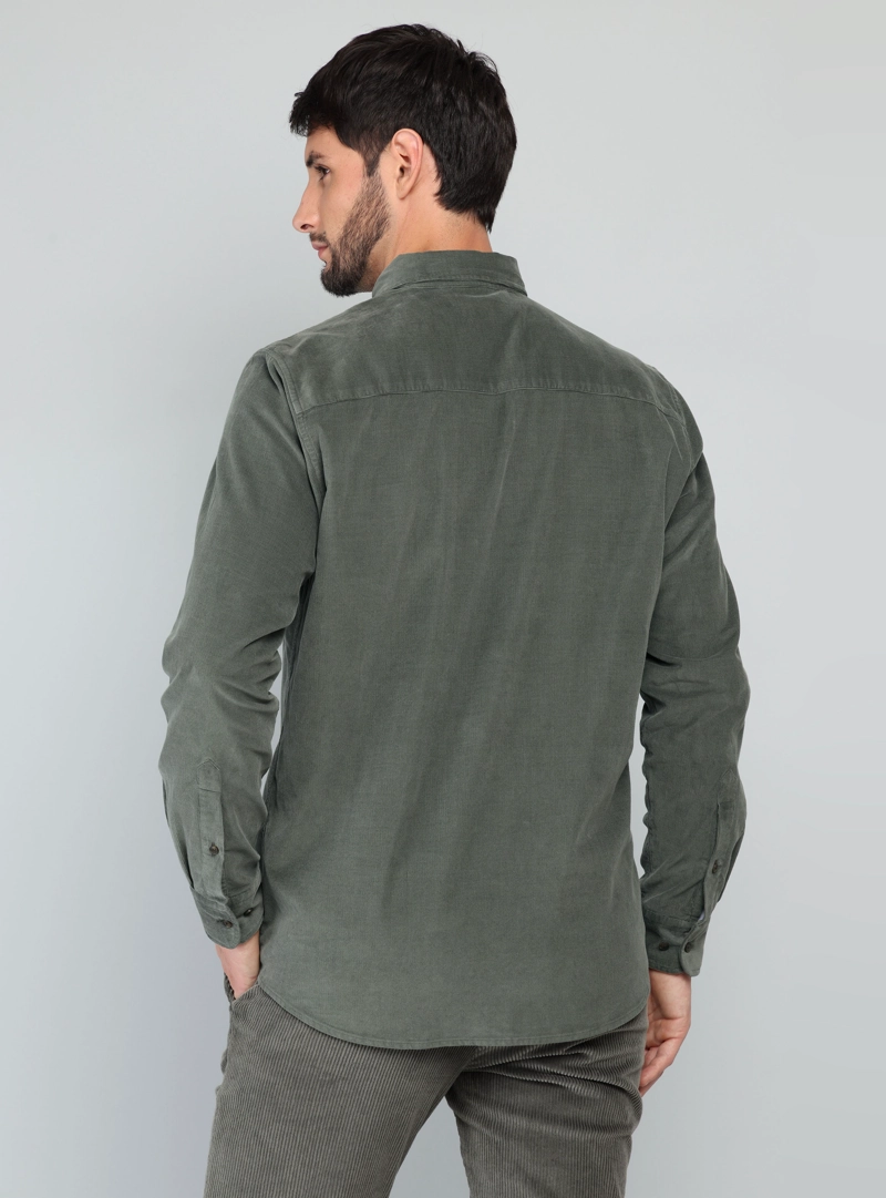 CAMISA COTELE REGULAR FIT OLIVA ARROW - 2