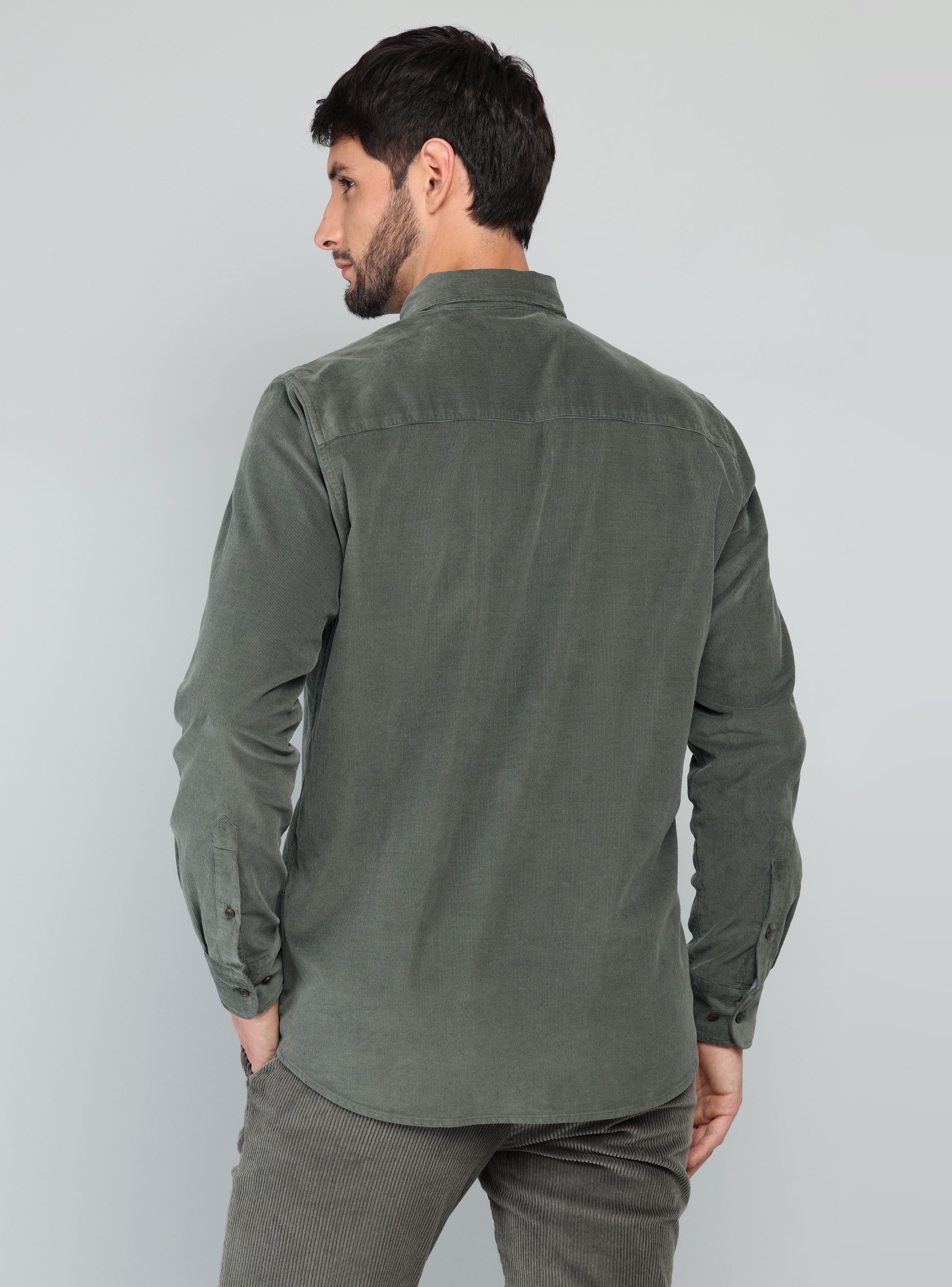 CAMISA COTELE  REGULAR FIT OLIVA ARROW - 2