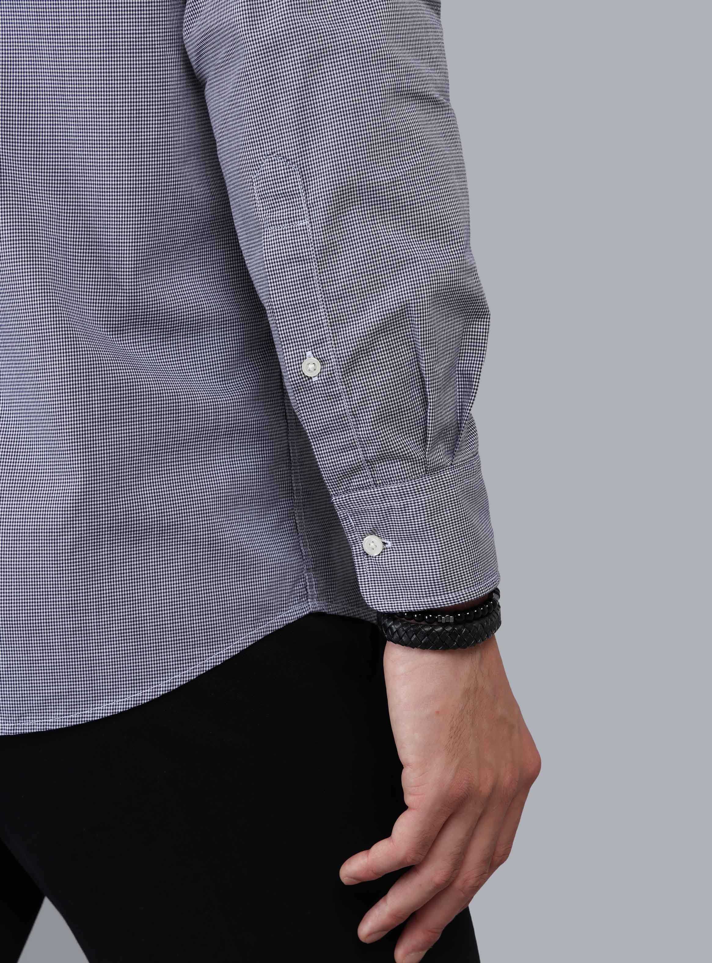 CAMISA FANTASIA REGULAR FIT AZUL MARINO ARROW - 6