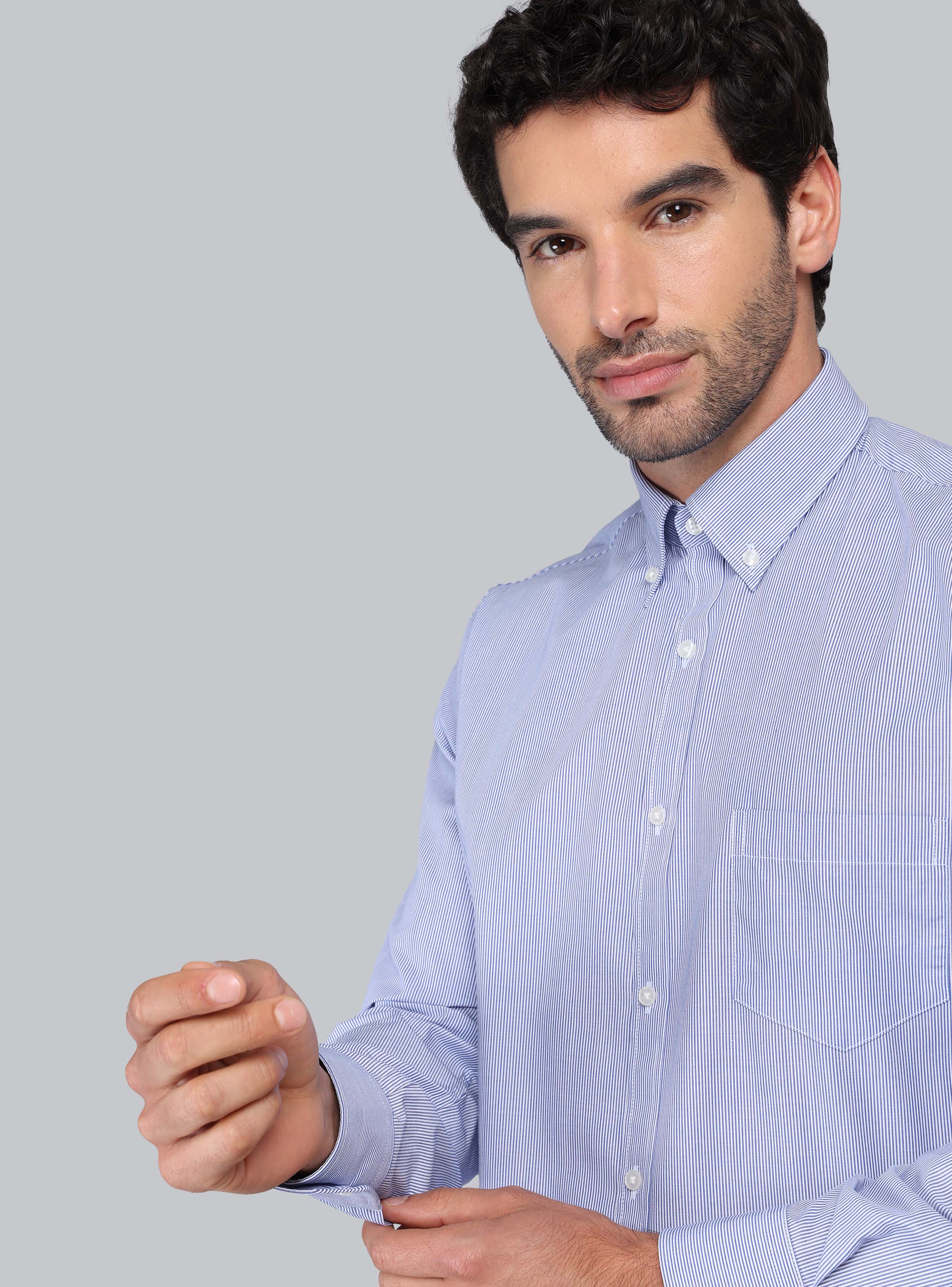 CAMISA FORMAL A RAYAS VAN HEUSEN - 4