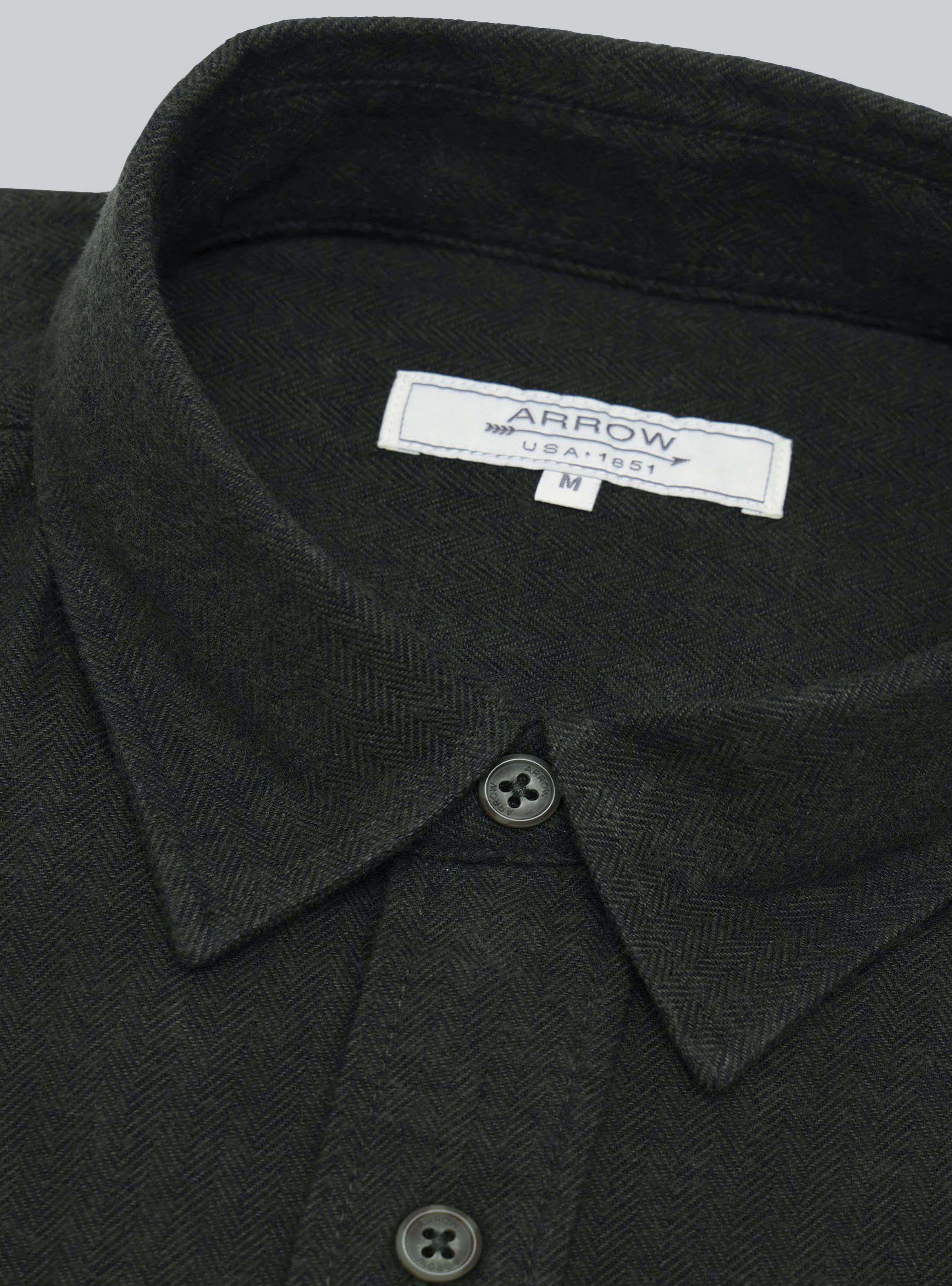 CAMISA TEXTURADA REGULAR FIT VERDE ARROW - 5