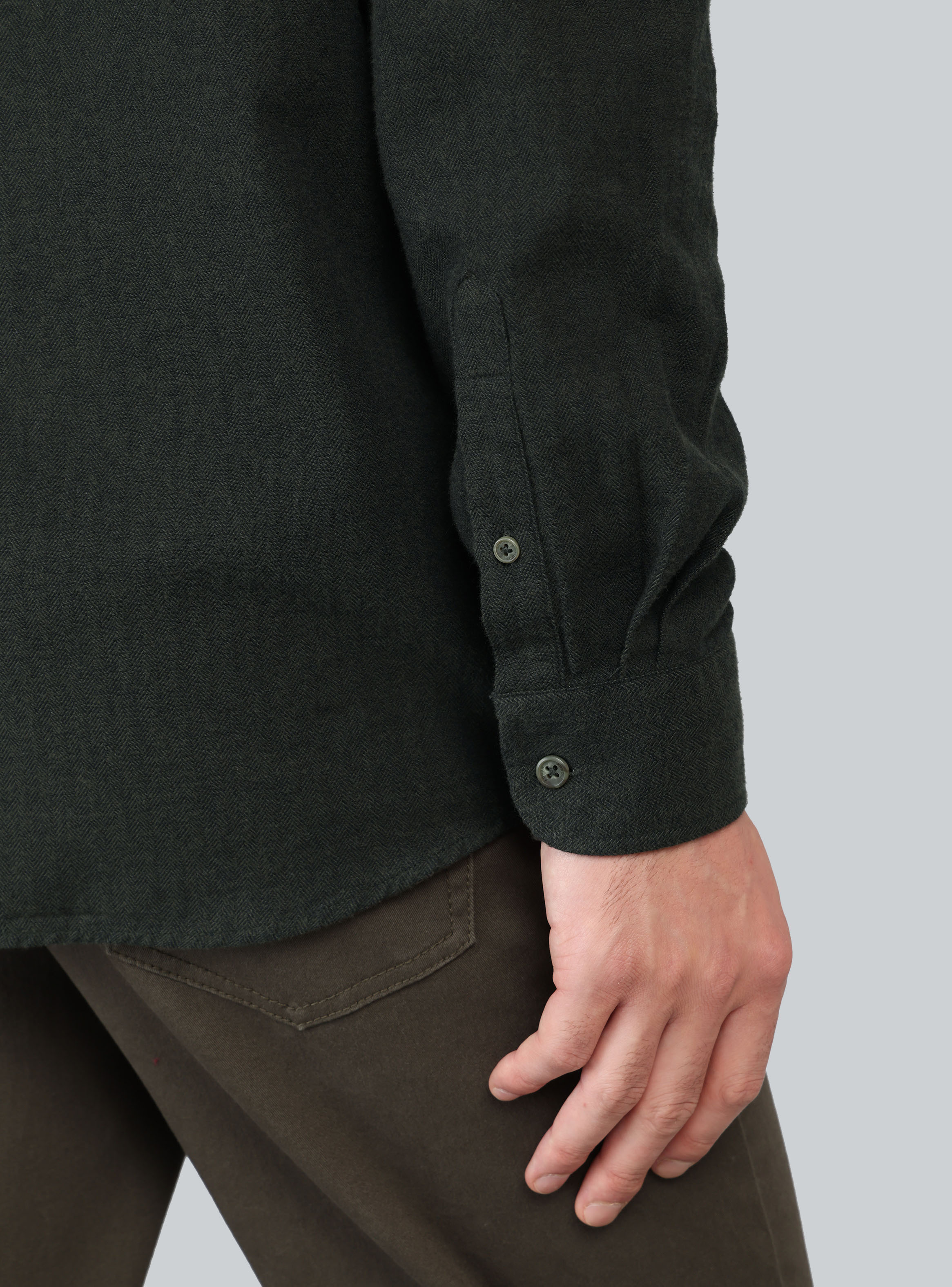 CAMISA TEXTURADA REGULAR FIT VERDE ARROW - 6